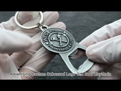 Logo personalizzato Apribottiglie Magnetiche Portachiavi Metalli Zinc Alloy Apri birra smaltato